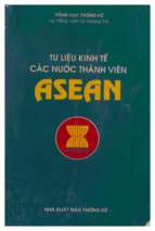 Tư liệu kinh tế các nước thành viên asean (nxb thống kê 1998)   tổng cục thống kê, 323 trang