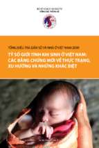 Tổng điều tra dân số và nhà ở việt nam năm 2009 tỷ số giới tính (nxb thống kê 2011)   cục thống kê, 65 trang