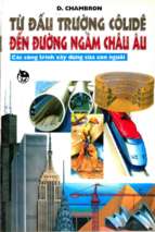 Từ đấu trường colidê đến đường ngầm châu âu (nxb kim đồng 1999)   d. chambron, 40 trang