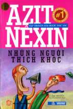 Những người thích khóc (nxb đồng nai 2015)   azit nexin, 338 trang