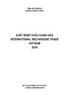 Xuất nhập khẩu hàng hóa việt nam năm 2009 (nxb hà nội 2011)   cục thống kê, 563 trang