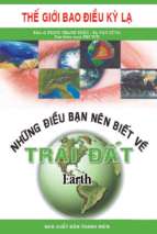 Những điều bạn nên biết về trái đất (nxb thanh niên 2015)   tạ văn hùng