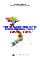 Tóm tắt số liệu thống kế y tế năm 2009 2013 (nxb y học 2014)   bộ y tế, 16 trang