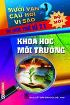 10 vạn câu hỏi vì sao khoa học môi trường (nxb giáo dục 2009)   nguyễn văn mậu, 486 trang