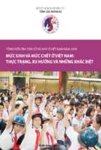 Tổng điều tra dân số và nhà ở việt nam năm 2009 mức sinh & mức chết (nxb thống kê 2011)   cục thống kê, 276 trang
