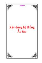 Xây dựng hệ thống âu tàu