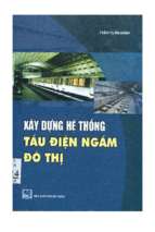 Xây dựng hệ thống tàu điện ngầm đô thị  trần tuấn minh