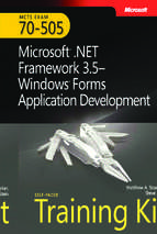 Mcts training kit (exam 70 505) framework 3.5   windows forms application development.4187