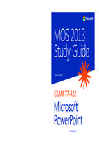 6371.mos 2013 study guide for microsoft powerpoint   exam 77 422