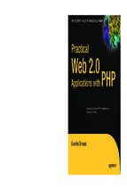 Practical web 2.0 applications with php