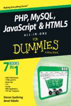 6214.php, mysql, javascript & html5 all in one for dummies