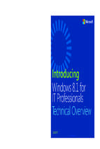 6369.introducing windows 8.1 for it professionals   technical overview