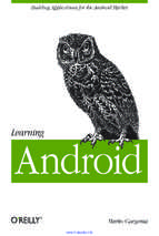 6312.learning android (1st ed)