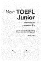 Master toefl junior intermediate reading comprehension