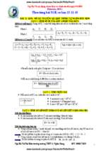 Full công thức sinh thpt theo tất cả các dạng bài  ngô hà vũ