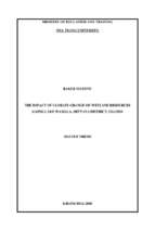 The impact of climate change on wetland resources along lake wamala, mityana district, uganda