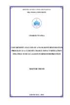 Cost benefit analysis of a mangrove restoration program as a climate change impact mitigation strategy in de gi lagoon, binh dinh province