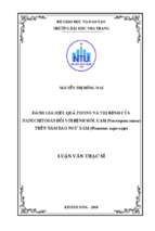 đánh giá hiệu quả phòng và trị bệnh của nanochitosan đối với bệnh mốc cam (neurospora crassa) trên nấm bào ngư xám (pleurotus sajor caju)