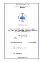 đào tạo và phát triển nguồn nhân lực tại tổng công ty khoáng sản và thương mại hà tĩnh