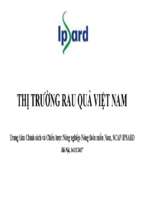 Báo cáo thị trường rau quả việt nam