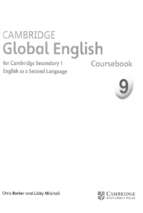 Cambridge global english 9 coursebook