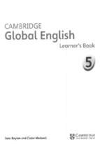 Cambridge global english 5 learners book