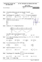 đề thi chính thức môn toán thpt quốc gia năm 2018   mã 101   file word có lời giải (miễn phí)