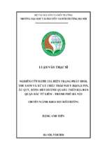 Nghiên cứu đánh giá hiện trạng phát sinh, thu gom và xử lý chất thải nguy hại là pin, ắc quy, bóng đèn huỳnh quang trên địa bàn quận bắc từ liêm   thành phố hà nội