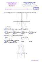 đề kiểm tra chất lượng bán kỳ 1 toán 12 năm 2018 – 2019 trường thpt nho quan a – ninh bình