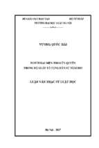 Người đại diện theo ủy quyền trong bộ luật tố tụng dân sự năm 2015 (luận văn thạc sĩ luật học)