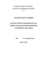 Restructuring in banking sector, theory and lessons from different countries in the world