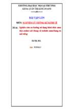 Tiểu luận nghiên cứu xu hướng sử dụng hình thức mua bán online nói chung và website muachung.vn nói riêng