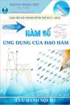 3326 câu trắc nghiệm chuyên đề hàm số trong các đề thi thử toán năm học 2017 – 2018