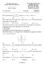 đề thi thử thpt quốc gia môn toán 12 năm 2018 – 2019 trường yên dũng 3 – bắc giang lần 1