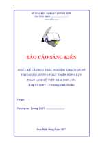 Thiết kế câu hỏi trắc nghiệm khách quan theo định hướng phát triển năng lực. phần lịch sử việt nam 1945 1954 (lớp 12 thpt   chương trình chuẩn)