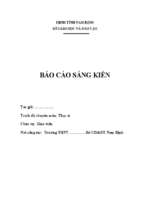 Vận dụng phương pháp tập kích não trong dạy học môn công nghệ 11 để phát triển tư duy sáng tạo cho học sinh