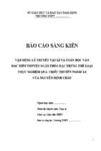 Vận dụng lí thuyết vật lí và toán học vào đọc hiểu truyện ngắn theo đặc trưng thể loại thực nghiệm qua “chiếc thuyền ngoài xa” của nguyễn minh châu