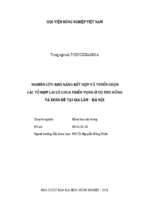 Nghiên cứu khả năng kết hợp và tuyển chọn các tổ hợp lai cà chua triển vọng ở vụ thu đông và xuân hè tại gia lâm – hà nội