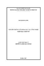 Luận văn thạc sỹ truyền thông về khoa học và công nghệ trên báo điện tử