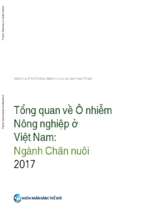 Tổng quan về ô nhiễm Nông nghiệp ở Việt Nam Ngành chăn nuôi 2017