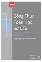 Các công thức toán sơ cấp