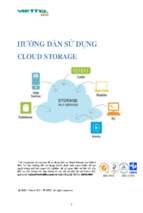 Hướng dẫn sử dụng cloud storage viettel