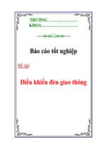 Đề tài Điều khiển đèn giao thông