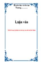 Đề tài Thiết kế cung cấp điện cho nhà máy sản xuất tôn Phú Thành