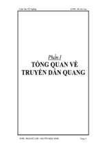 Luận văn Tổng quan về truyền dẫn quang