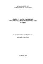 Đồ án Nghiên cứu thiết bị cảm biến nhiệt Thiết kế bộ điều chỉnh nhiệt độ lò nhiệt công suất nhỏ