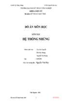 Đồ án Thiết kế mạch chuông báo tiết hoc tự động cho các trường học