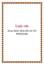 Đề tài Phân tích gói tin với Wireshark