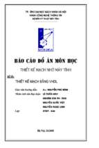 Thiết kế mạch bằng ngôn ngữ VHDL