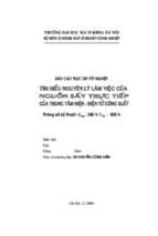 Báo cáo thực tập Tìm hiểu nguyên lý làm việc của nguồn sấy trực tiếp của trung tâm điện - Điện tử công suất